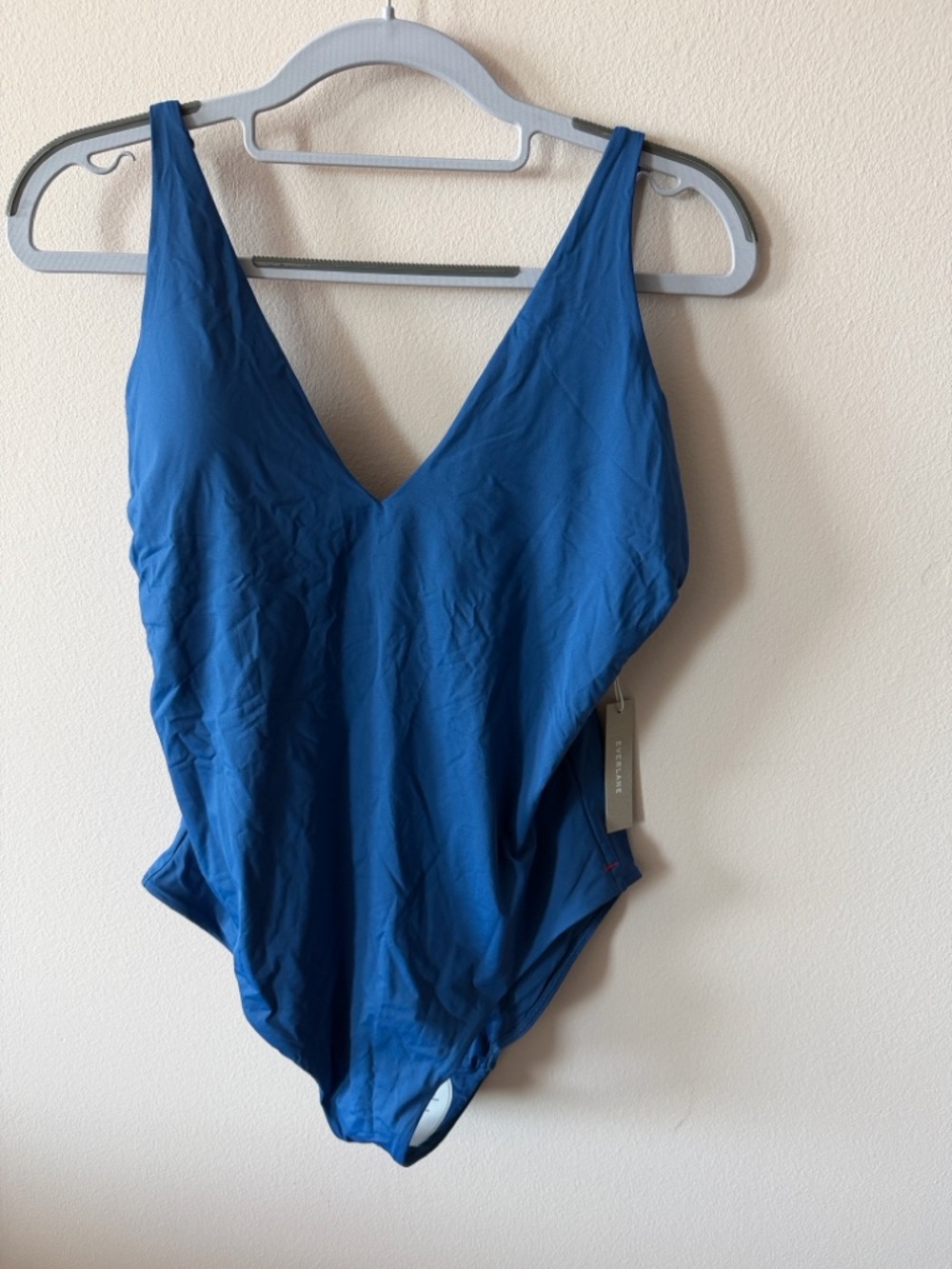 Everlane Deep Blue One-Piece Swimsuit